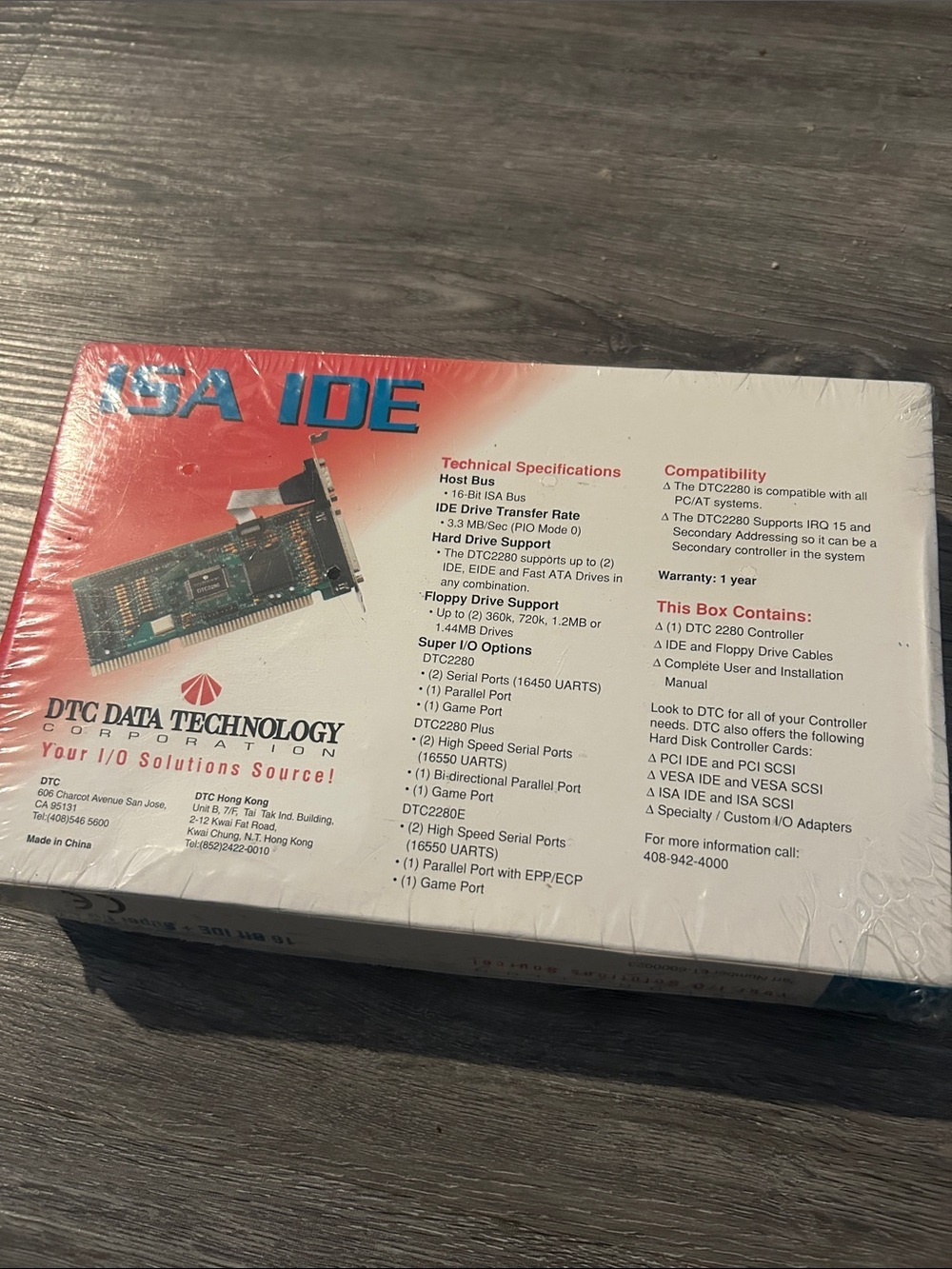 ISA IDE 16-Bit Adapter - White/Blue/Red Box - Picture 4 of 6